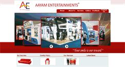 Desktop Screenshot of aayams.com
